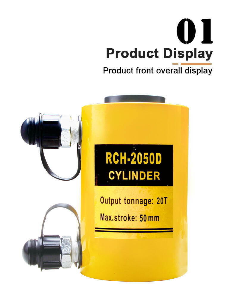 rch 2050d double acting 20ton hydraulic hollow ram cylinder-5