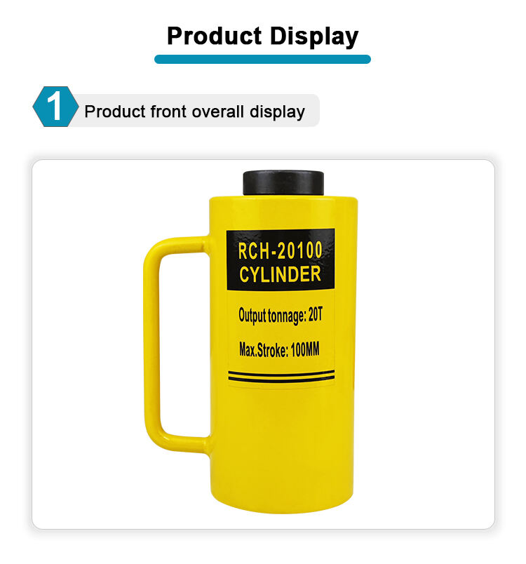 rch 20100 center hole hydraulic jack hollow ram hydraulic plunger cylinder-5