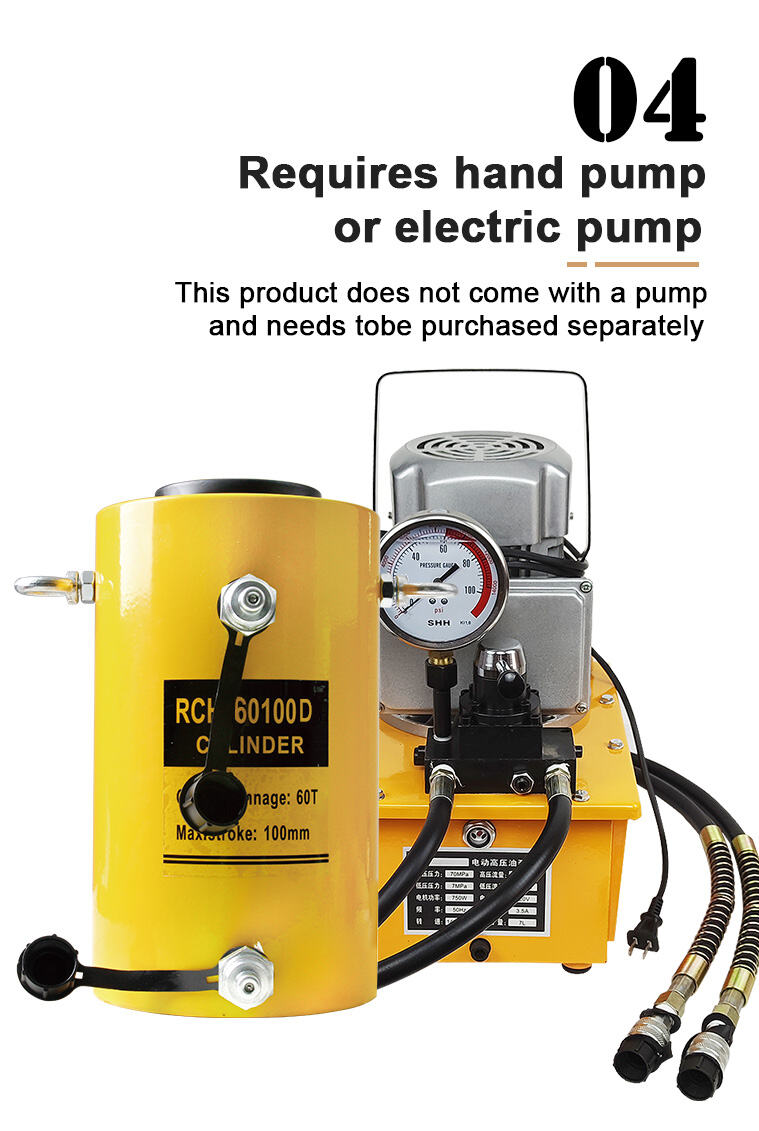 rch 60100d 60 ton double acting hollow plunger cylinder 60ton stroke 100mm-11