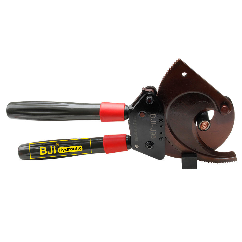 BJI-J95 Ratchet Cable Cutter CU-AL Armoured Cable 3x185mm² cutting tool