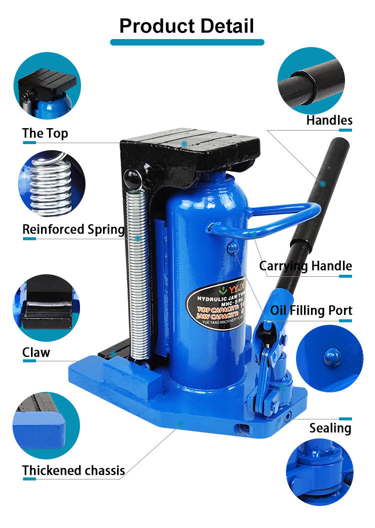 mhc 10 5 ton mechanical claw telescopic hydraulic toe lifting jack for sale-2