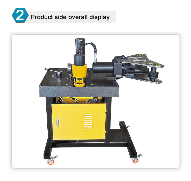 dhy 401 four  in one hydraulic busbar cutting punching bending machine-5