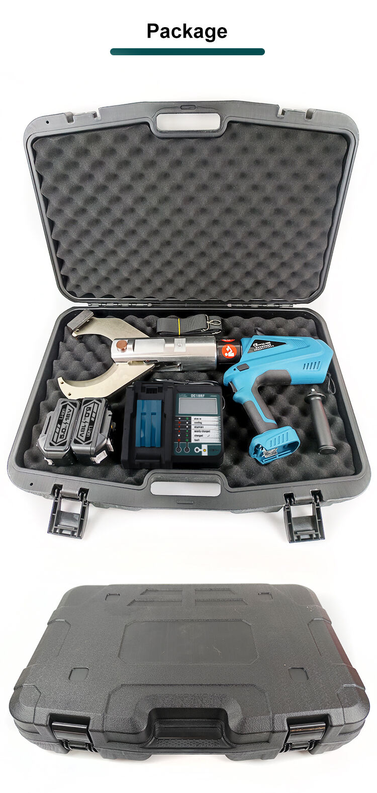 ez 105c cordless battery powered hydraulic cable cutter for dia 105mm armoured cable-12