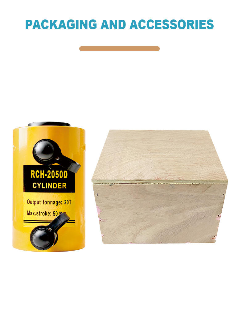 rch 2050d double acting 20ton hydraulic hollow ram cylinder-12