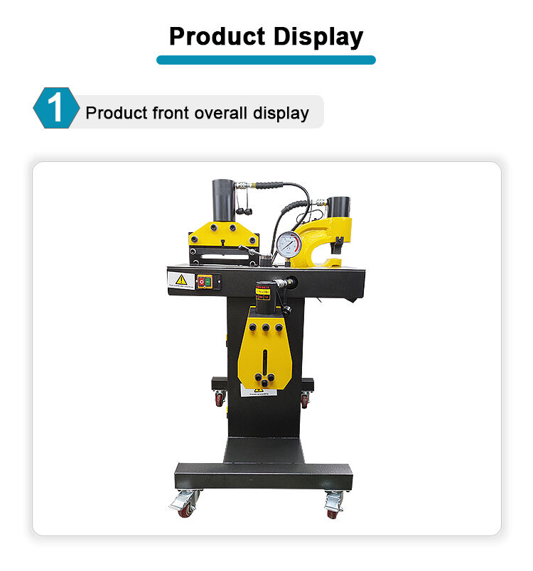 dhy 200 three in one hydraulic punching bending cutting busbar processing machine-4