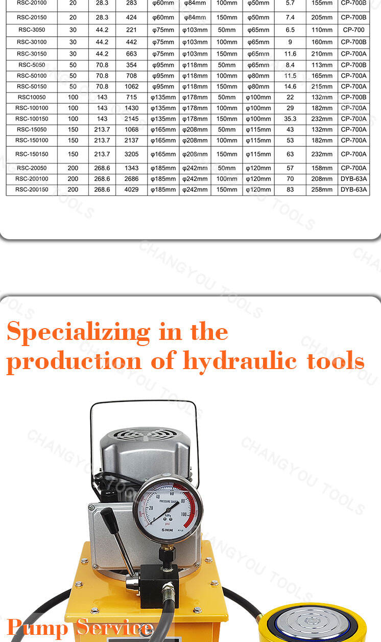 rsc 50100 hydraulic cylinder manufacturers hydraulic jack 50 ton-2