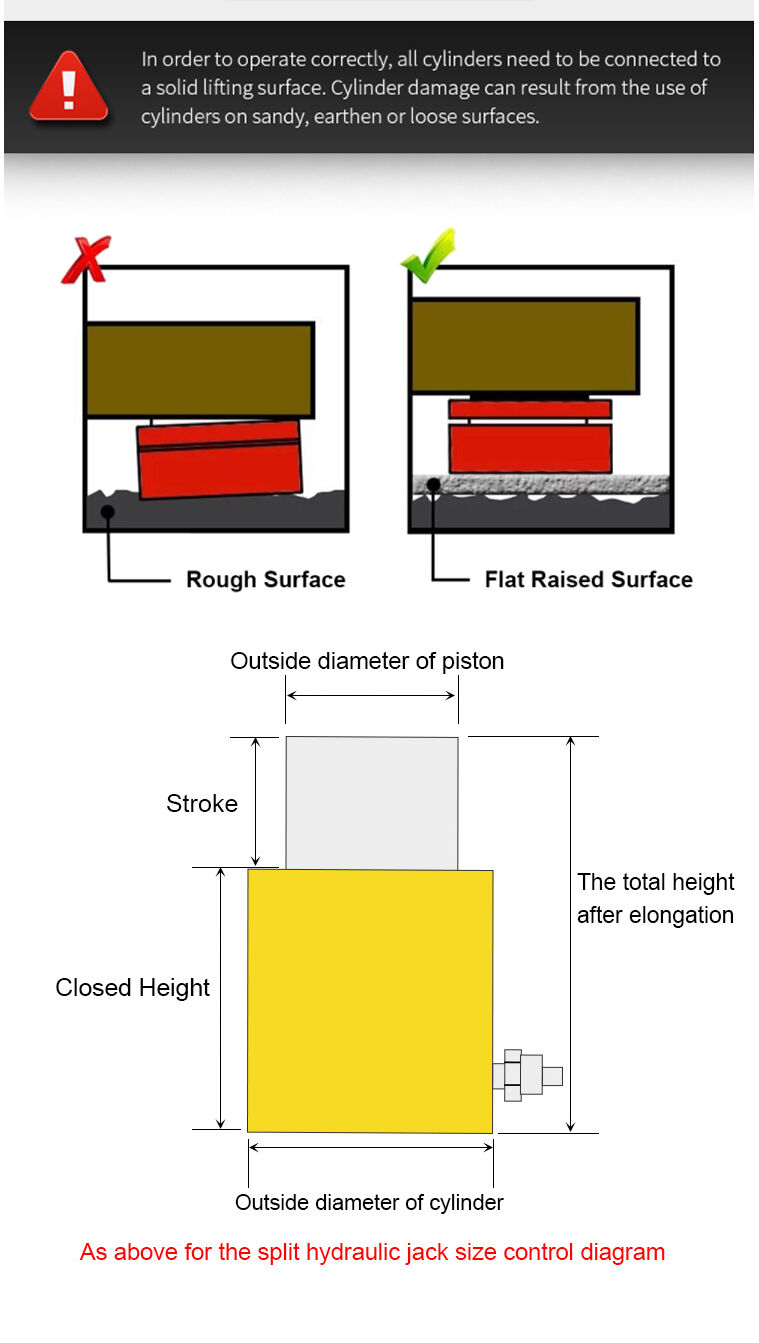 ras 5050 50ton aluminum hydraulic jack cylinder-4