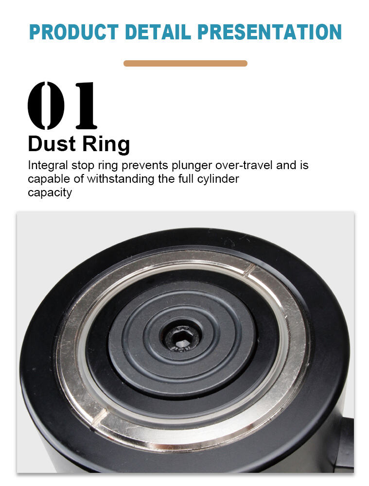 ras 30150 single acting 30 ton aluminum hydraulic cylinder jack-5