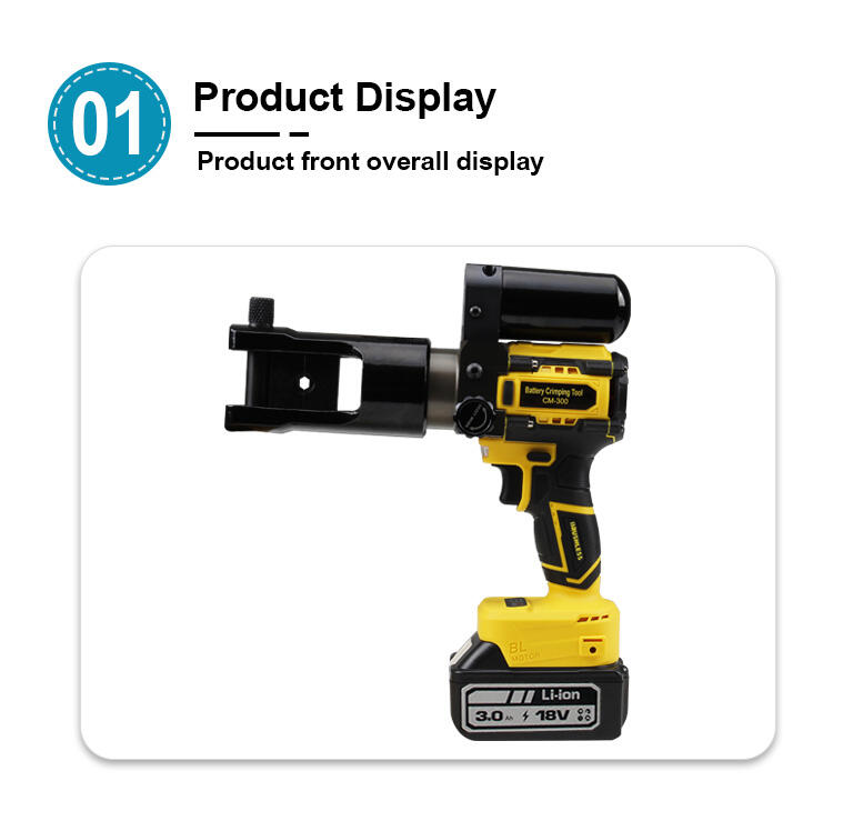 cm 300 rechargeable hydraulic clamp electro   hydraulic crimping tool-4