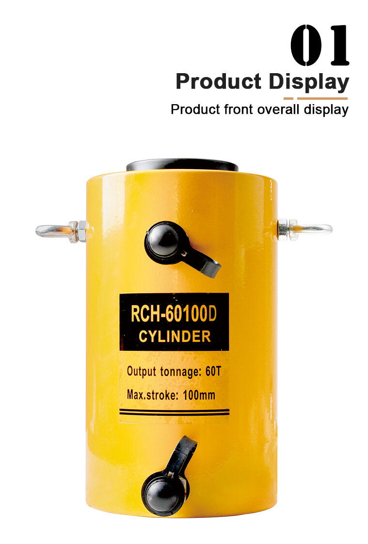 rch 60100d 60 ton double acting hollow plunger cylinder 60ton stroke 100mm-5