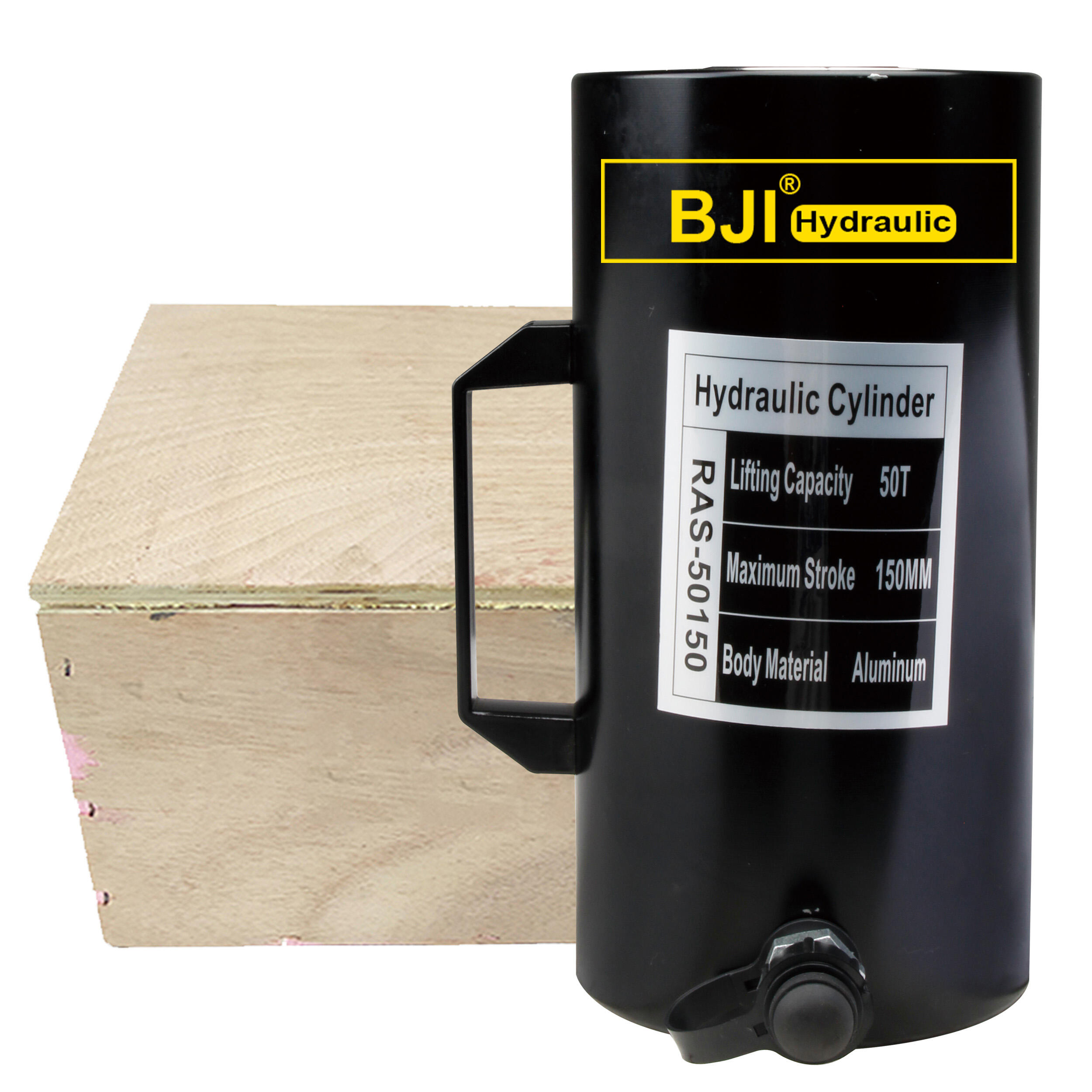 RAS-50150 Lightweight 50ton Long Stroke Aluminum Hydraulic Cylinder Price