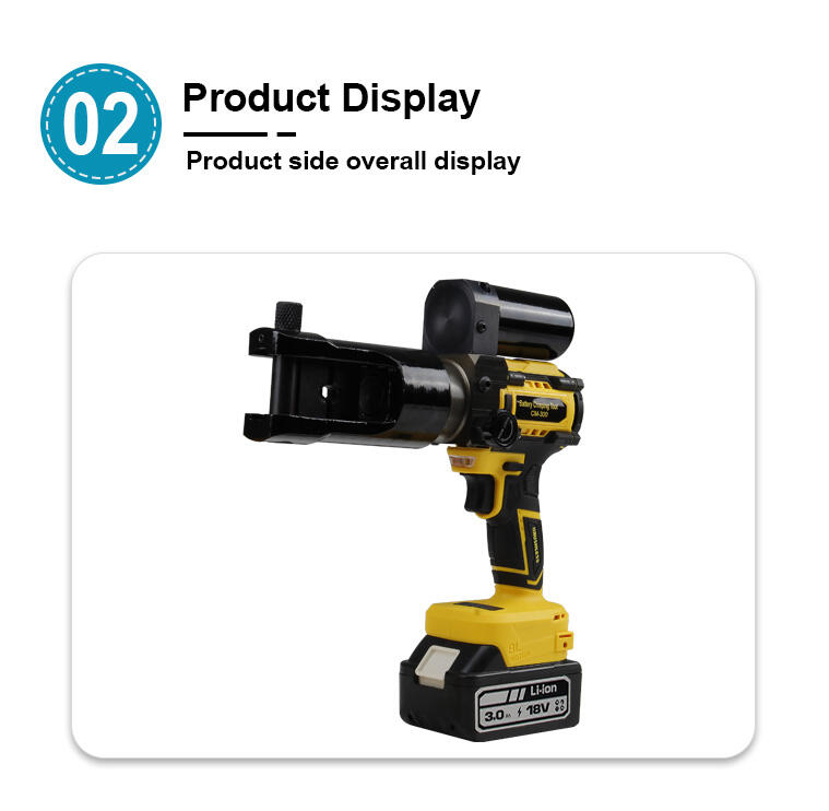 cm 300 rechargeable hydraulic clamp electro   hydraulic crimping tool-5