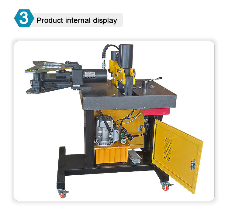 dhy 401 four  in one hydraulic busbar cutting punching bending machine-6