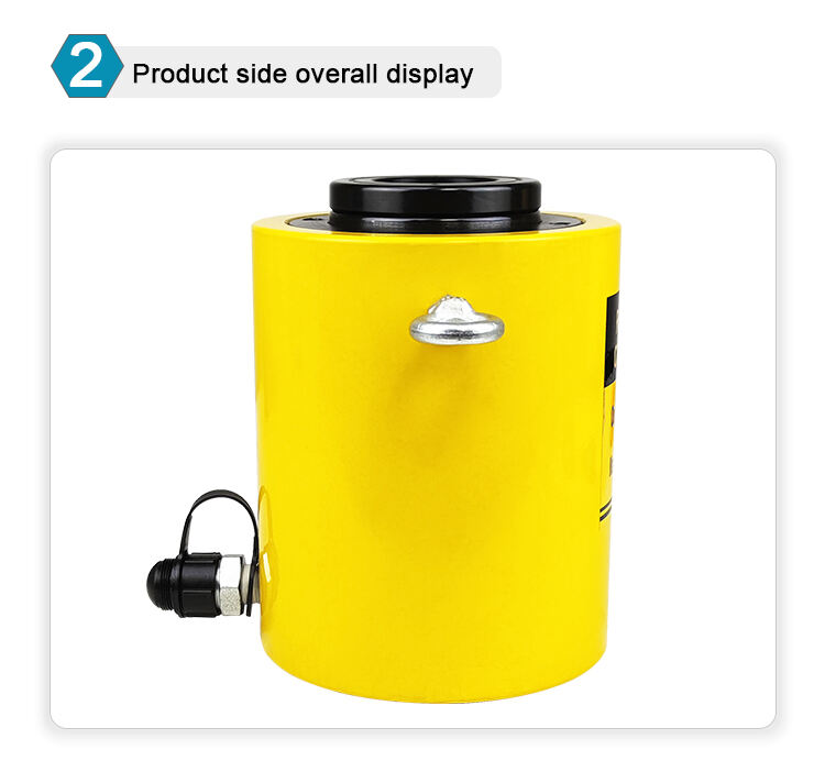 rch 6050 60 ton single acting hollow plunger cylinder-6