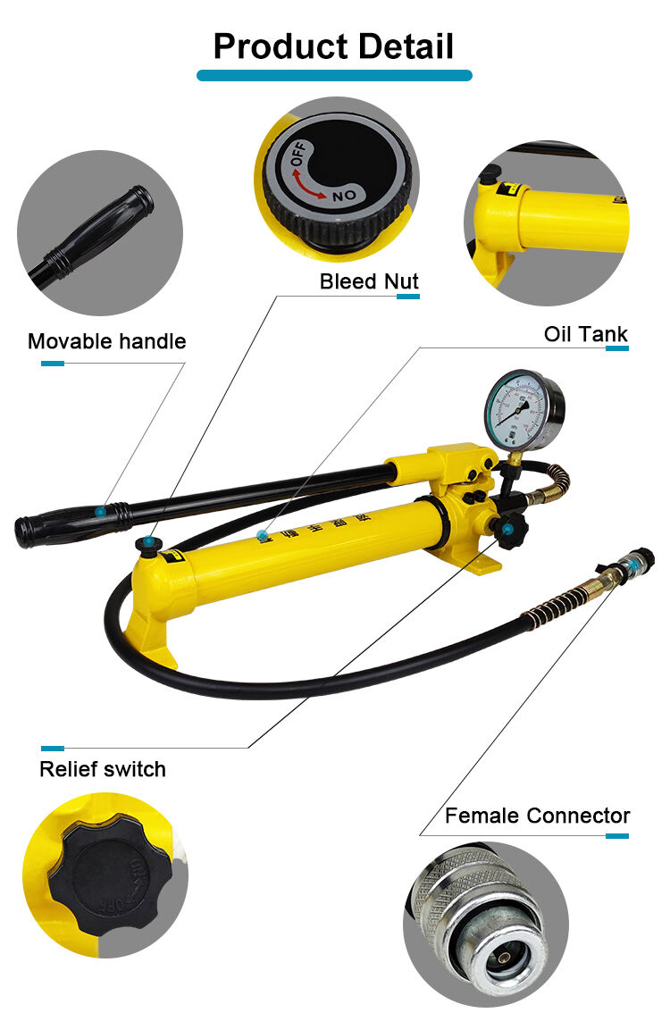 cp 700b 700 bar pressure manual hydraulic pump for processing and industrial applications oem support-2