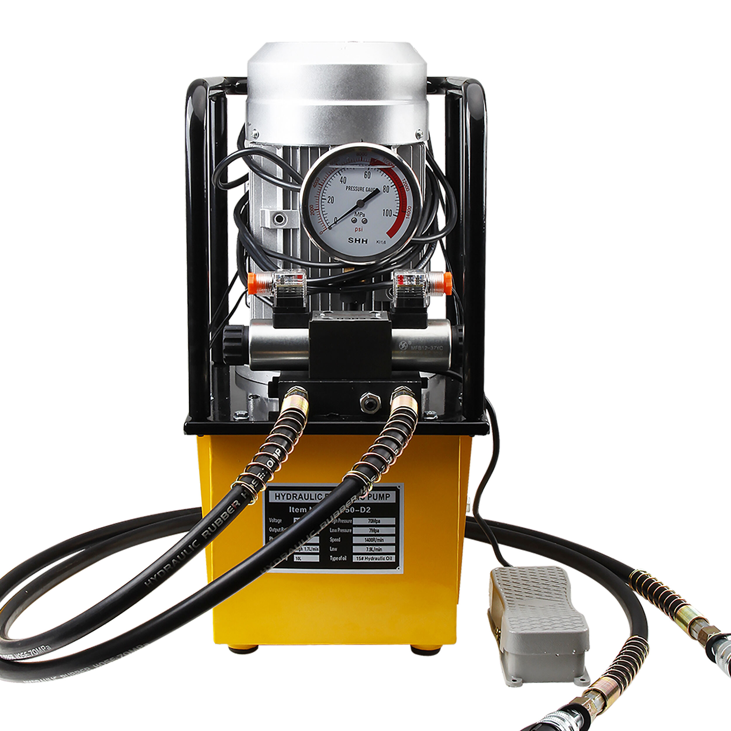 DB150-D2 10L 700bar Hydraulic Electric Pumps 10L Power Pack for Electric Vehicles High Pressure Electric Hydraulic Systems