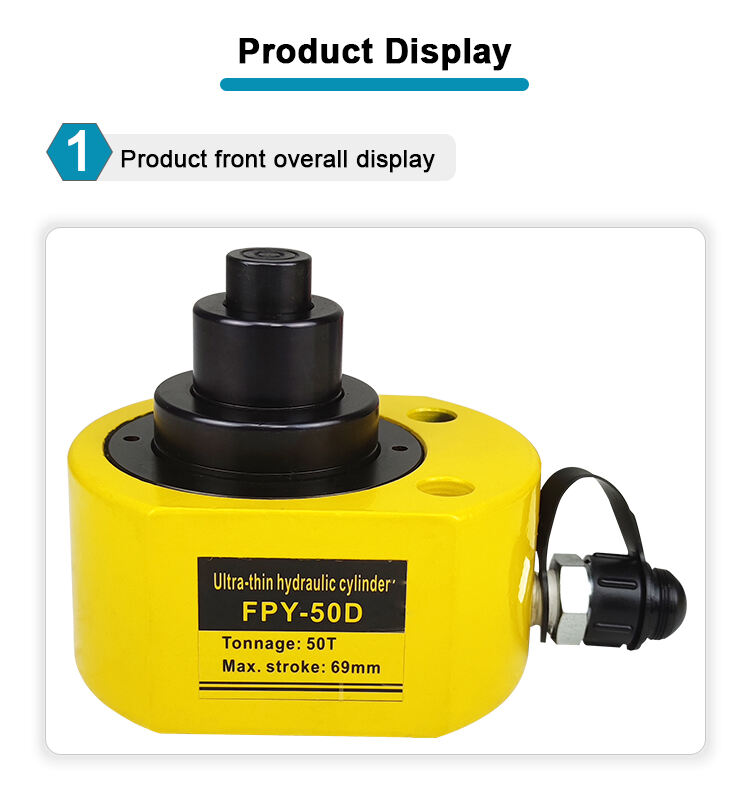 fpy 50d 50 ton multi stage hydraulic cylinder-5