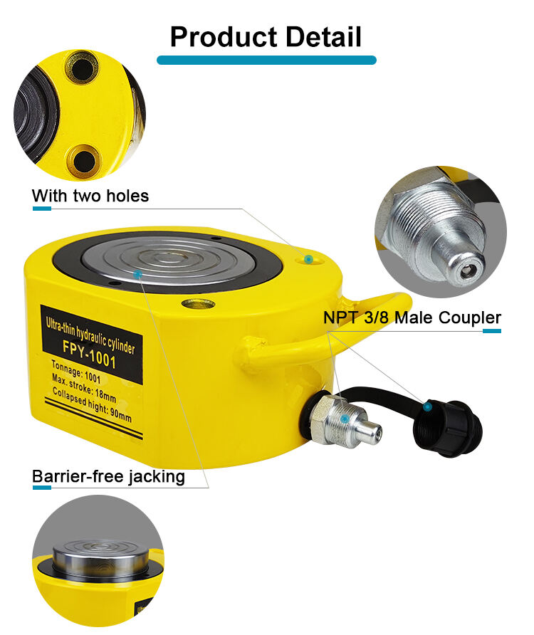 fpy 1001 100ton micro hydraulic jack cylinder-2