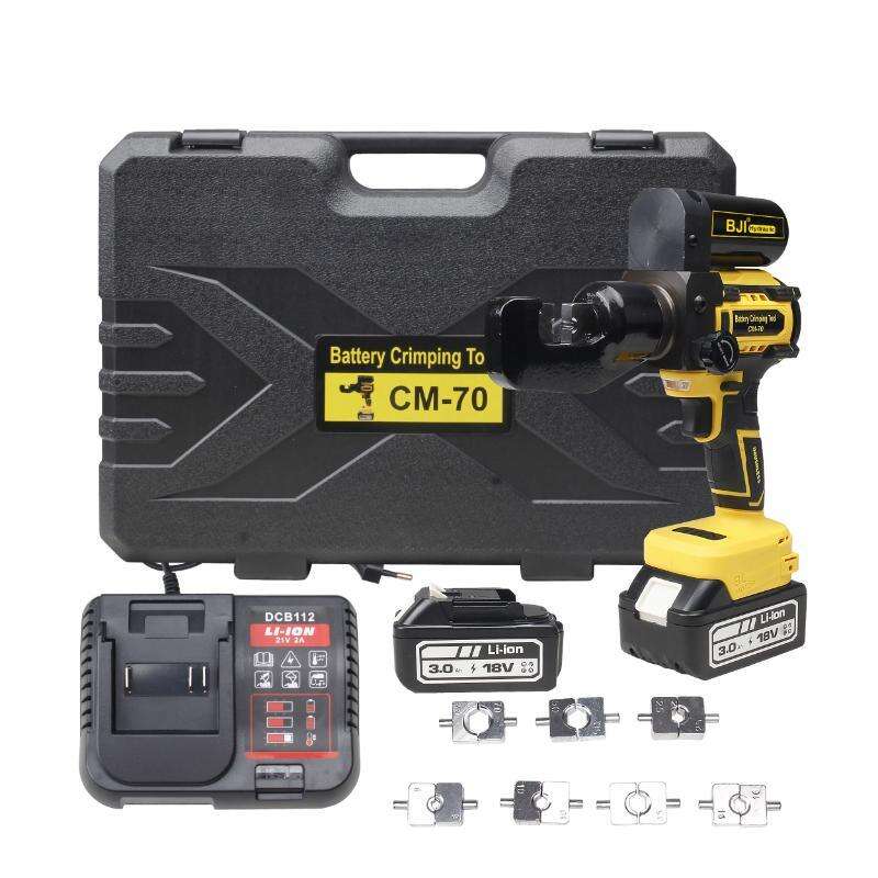 CM-70 rechargeable hydraulic clamp electric hydraulic crimping tool