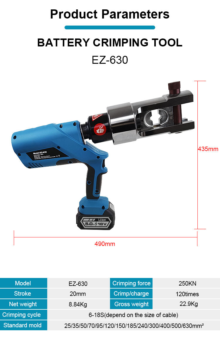 ez 630 18 tons electric battery crimping tool-1