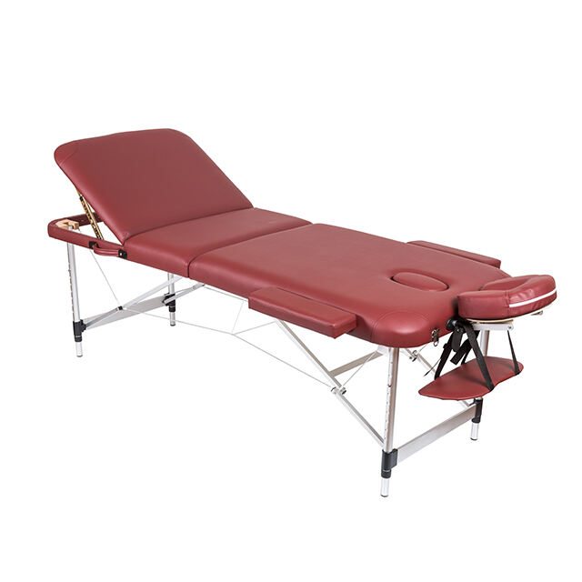 YXH-110 Practical 3-Section Aluminum Massage Table Beauty Salon Massage