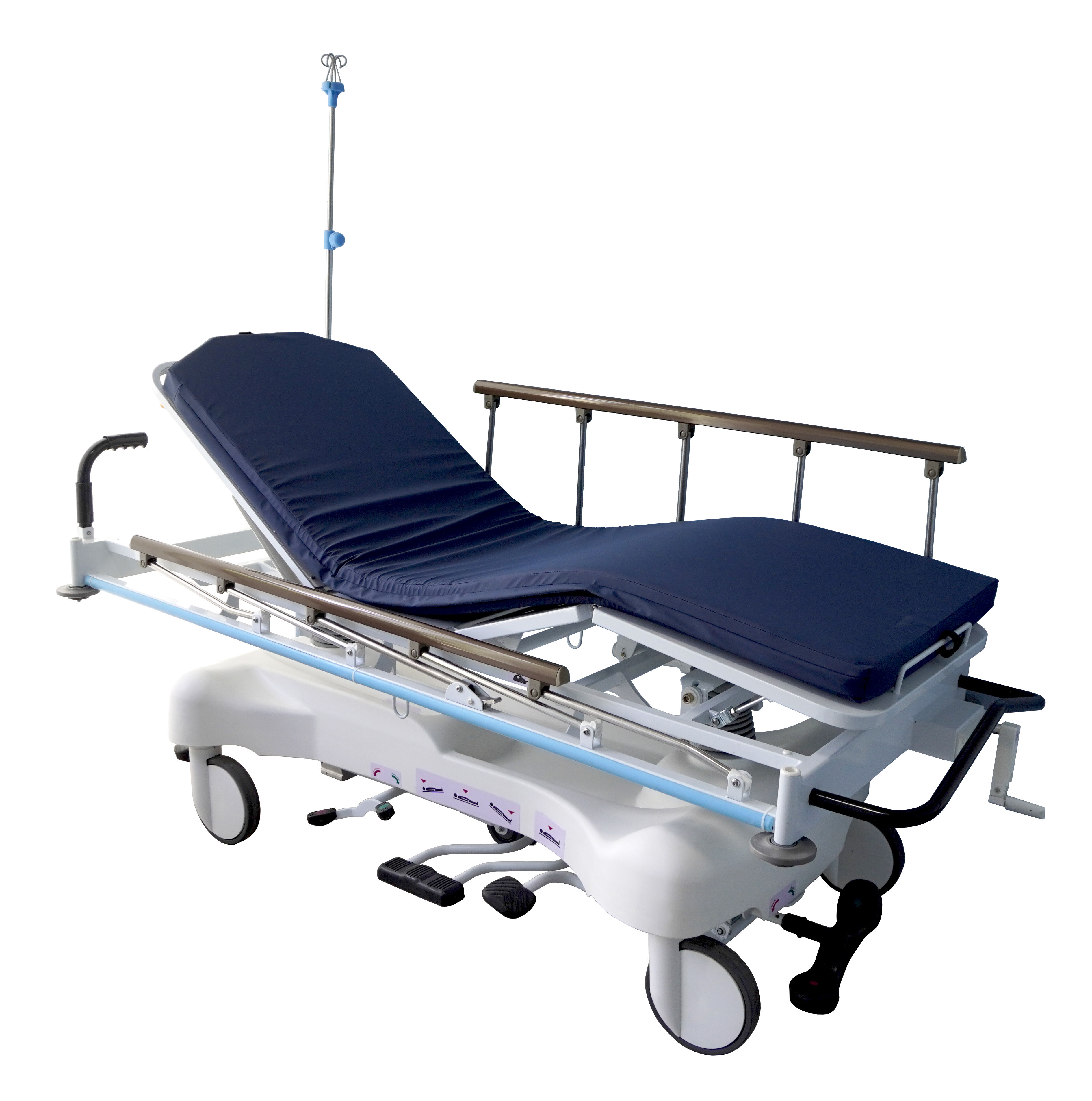 Brancard manuel portable professionnel pour chargement et montée des escaliers XH-5C