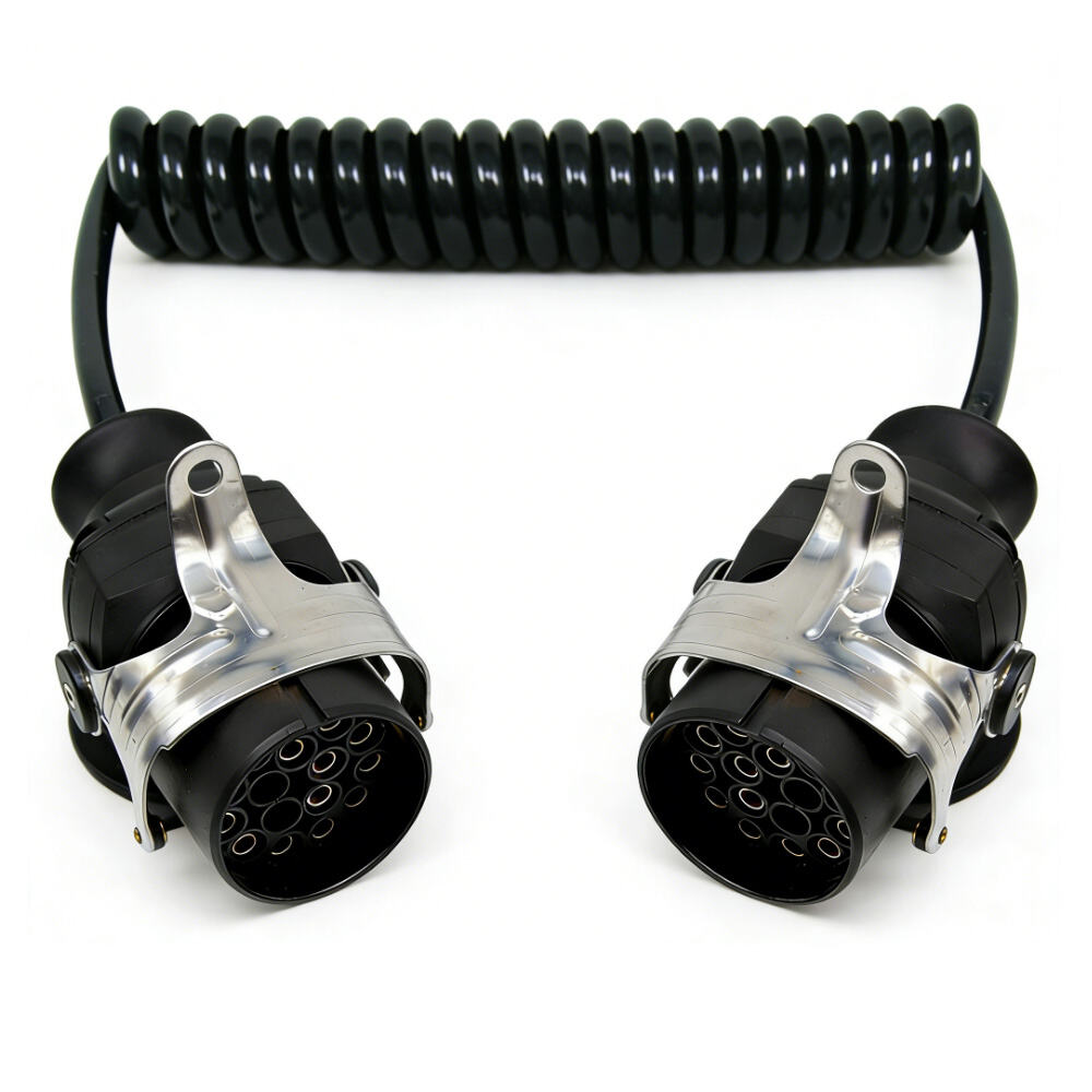 Câble de remorque Euro 3,5 m/4 m/4,5 m 13 broches 24 V EBS