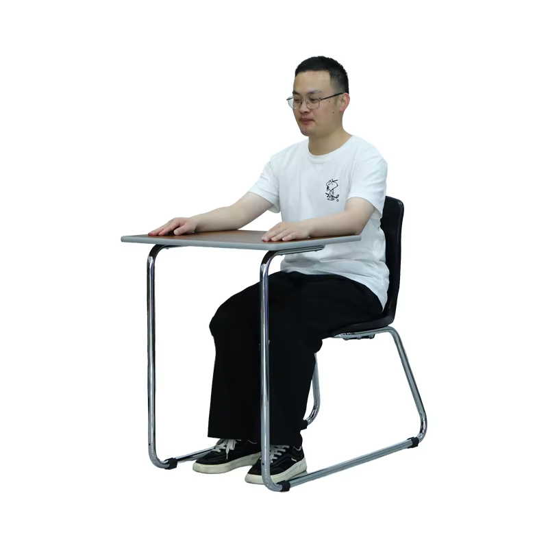cc0027 classroom furniture student chair with writing tablet-5
