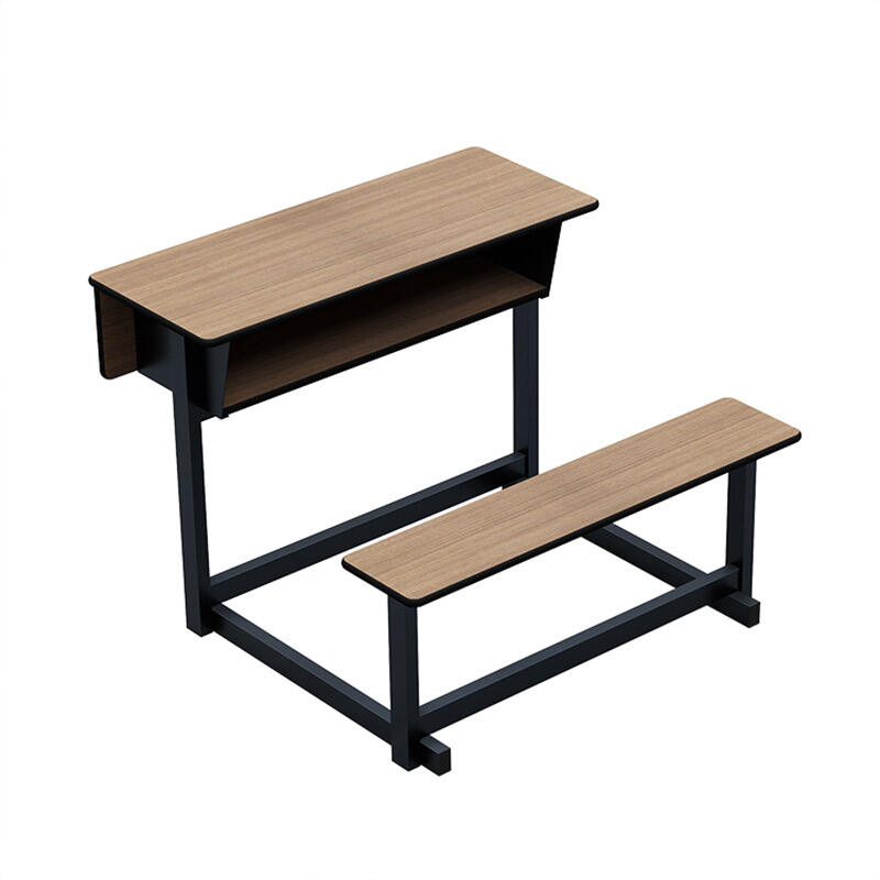 SS0040 Wooden Bench Desk Chair Set