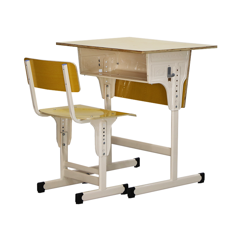 SS0003-4 Primary Height Adjustable School Desk and Chair Set