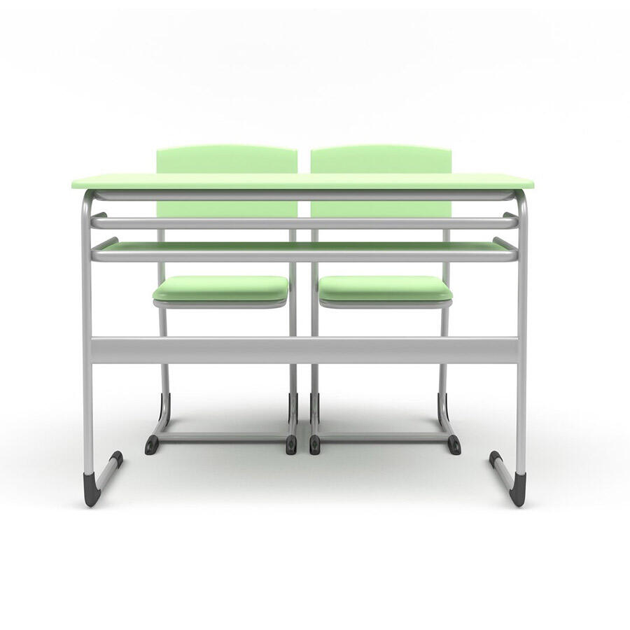 SS0238 Double Student Study Desk & Chair Set