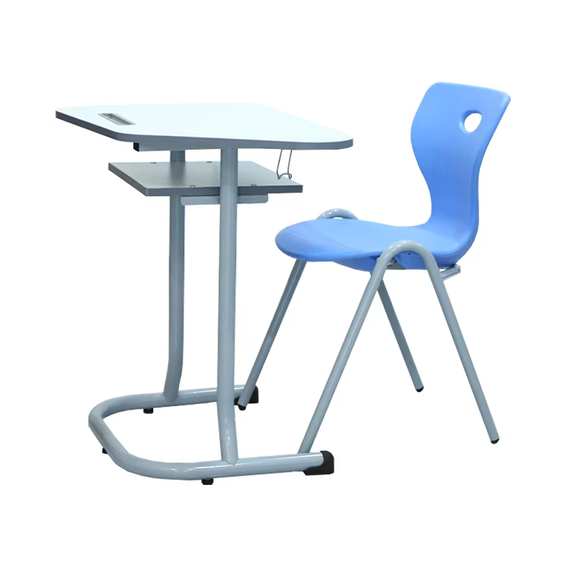 SS0236-Desk Classroom Furniture Steel Legs Study Desk manufacture