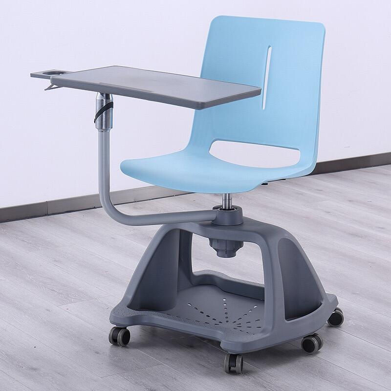 EC0027 Study Training Chair With Writing Pad Swivel Chair | Student Chair