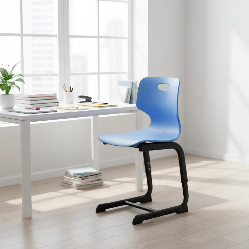 sc0153 plastic shell university school chair-1
