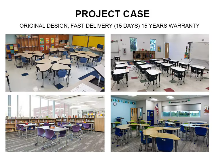 AT0110 School Desk Furniture Activity Classroom Table factory