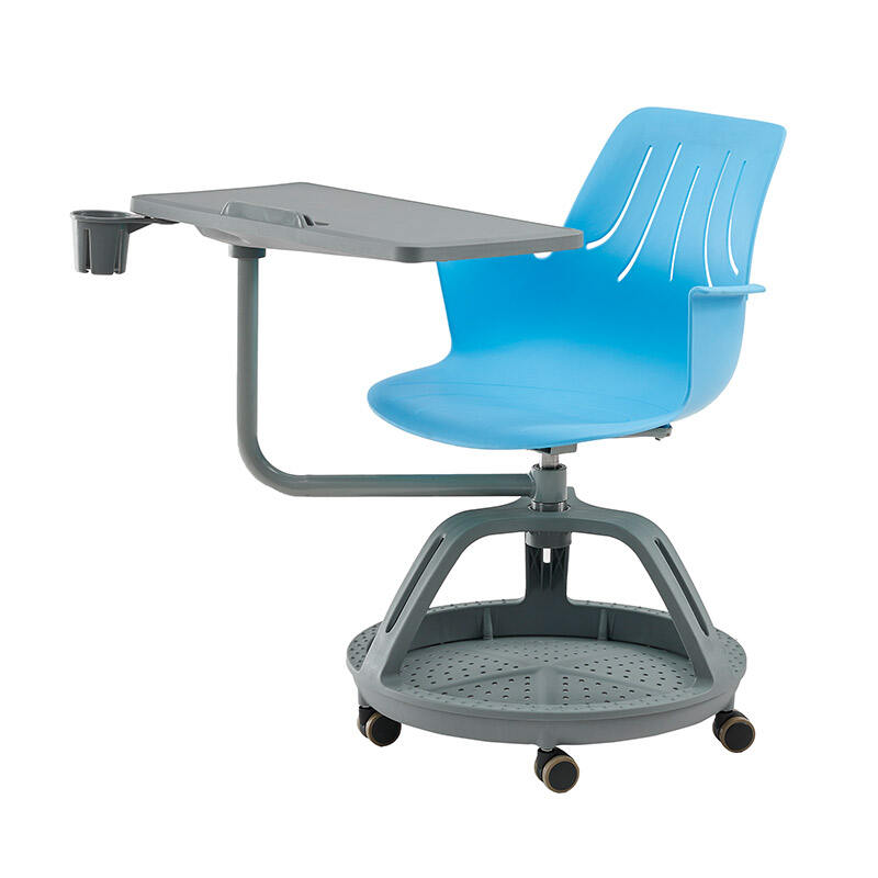 Chaise de formation EC0037-2 avec tablette et porte-gobelet