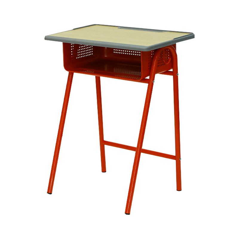 MD0127 Classroom Furniture Single Wooden Top Student Desk