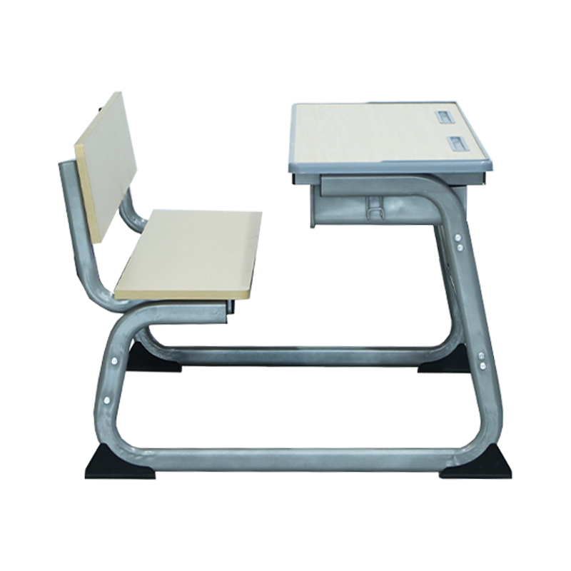 SS0283-1 Mesa e Cadeira para Alunos com Banco em Madeira e Metal