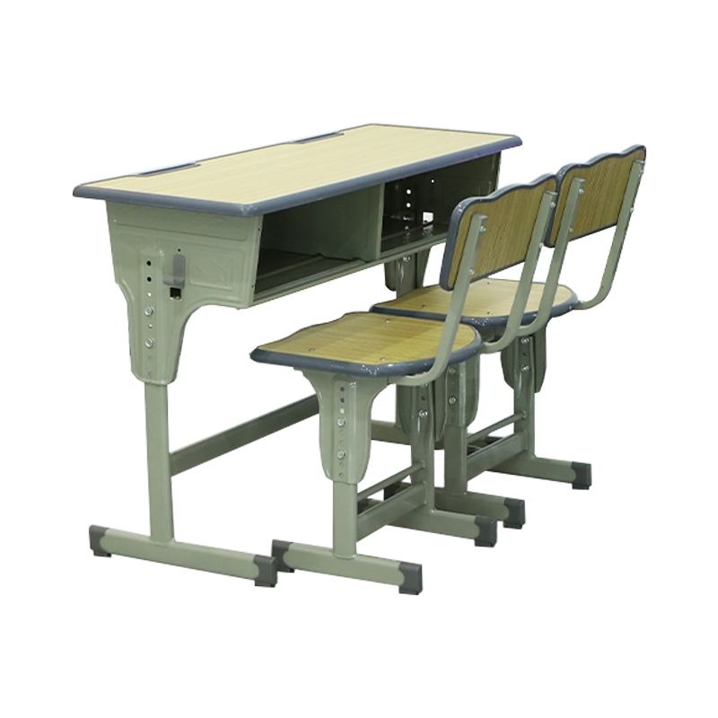 SS0003-2 Classroom Kids Study Table School Desk and Chair Set