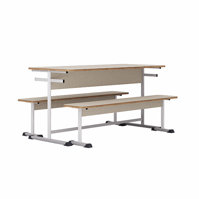 Table-banc SS0257, table scolaire avec deux bancs
