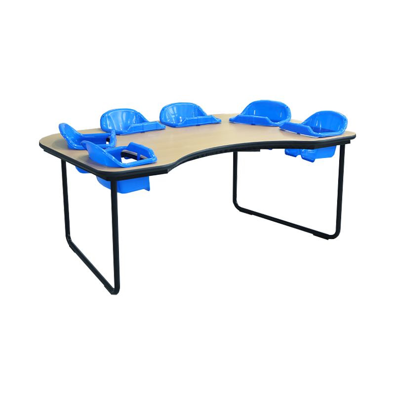 KG1001-1 6 Seat Activity Classroom Furniture Tables