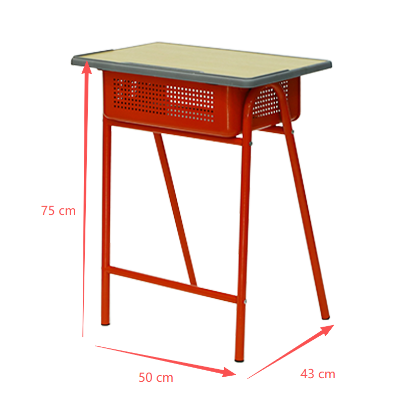 MD0127 Classroom Furniture Single Wooden Top Student Desk (5).png