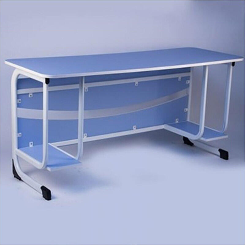 MD0098 Industrial Student Desk Solution: Steel-Wood Frame, 200kg Load ...