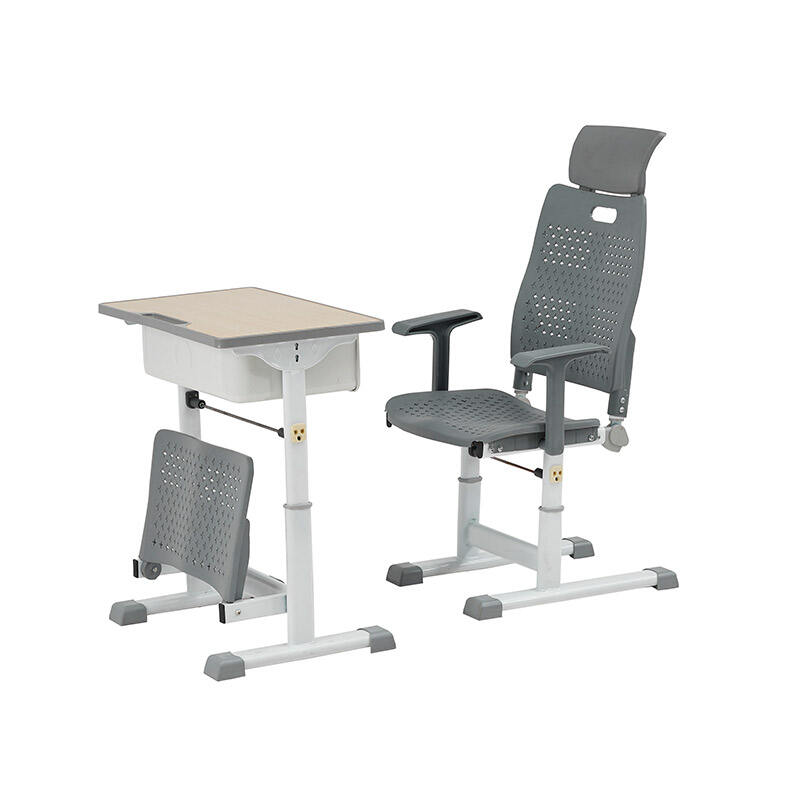 SS0265 School Student Desks with Adjustable Chairs