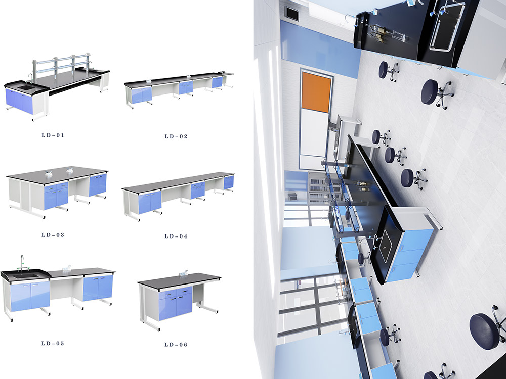 university laboratory furniture configuration plan-1