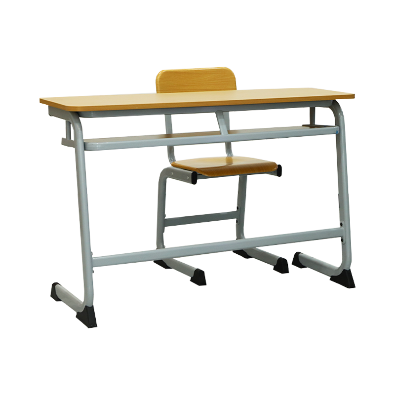 SS0271 Double Student Tables and Chairs Set | Double Classroom Desk And ...