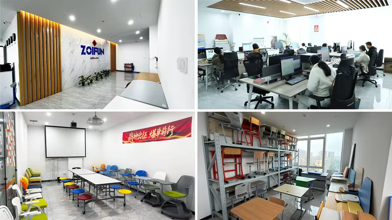 SS0236-Desk Classroom Furniture Steel Legs Study Desk factory