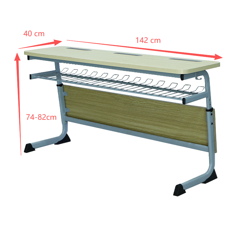 MD0138 3 People Adjustable Height Student Tables | Student Desk