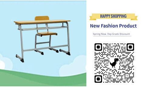 Conjunto duplo de mesa e cadeira para estudante SS0271