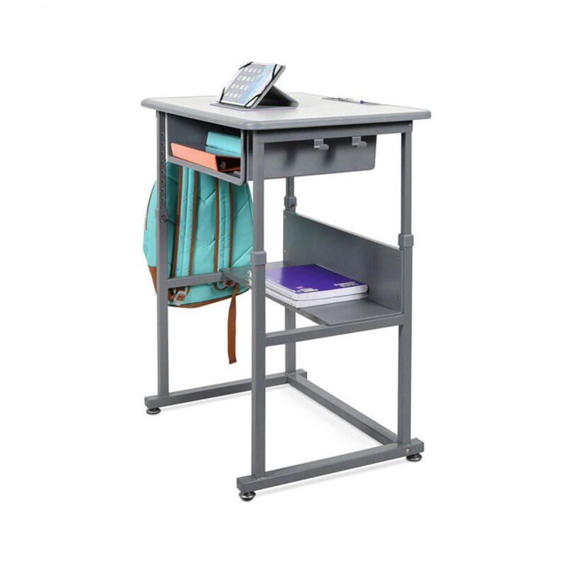 MD0063 Meble szkolne - ergonomuczna ławka uczniowska